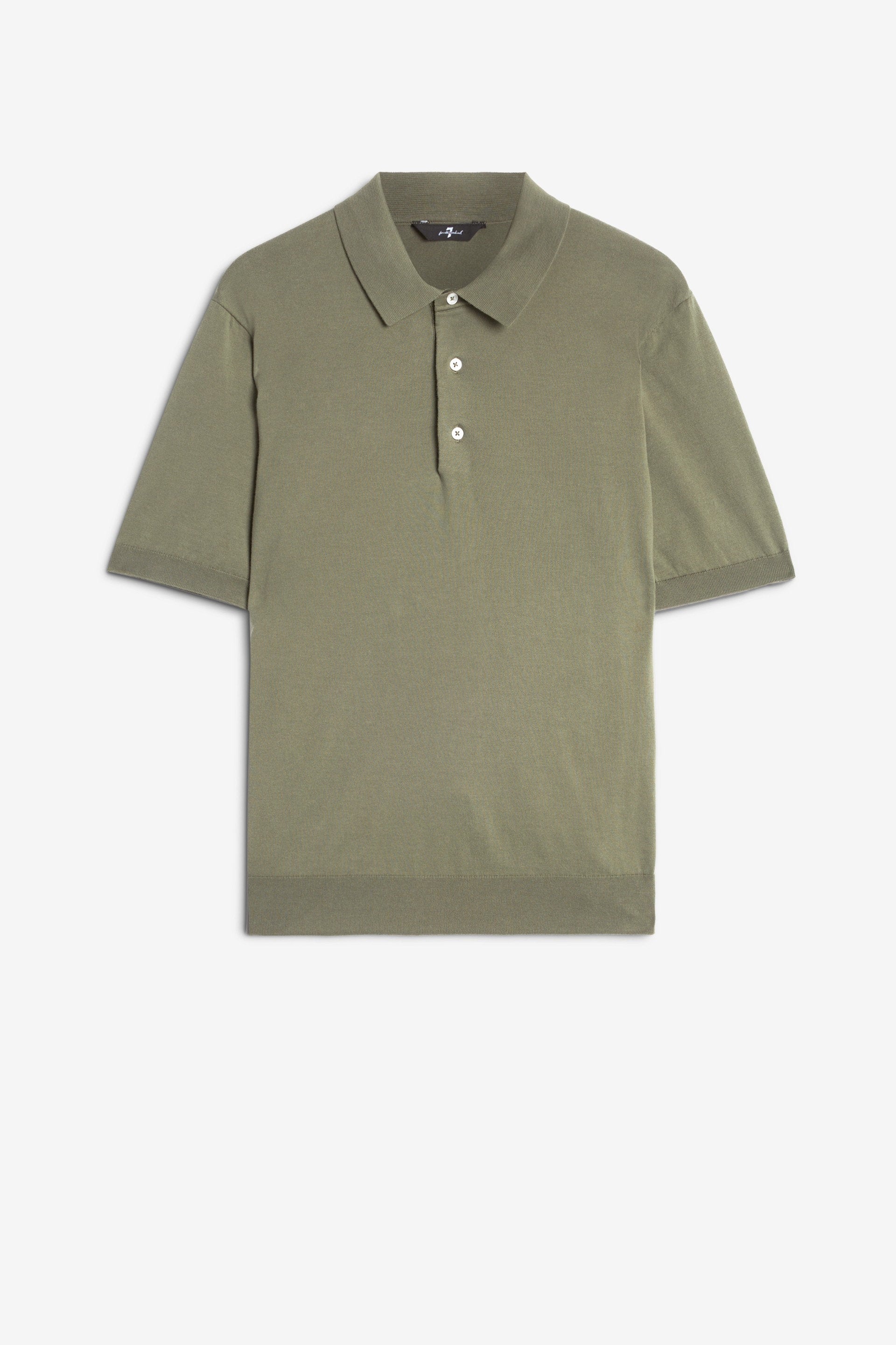 7 For All Mankind_Polo Cotton Army_7MP03K22-AMN_AMN_01