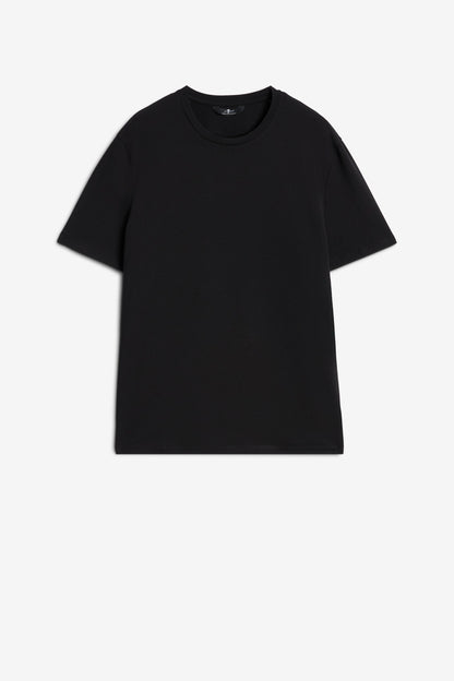 7 For All Mankind_T-Shirt Luxe Performance Black_7MR01237-BLK_BLK_01