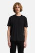 7 For All Mankind Black Men Tee in Luxe Performance SKU: 7MR01237_BLK Image 03