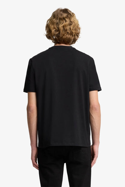 7 For All Mankind_Black_Short Sleeve T-Shirt in Luxe Performance_7MR01237_BLK_04