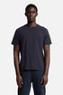 7 For All Mankind Navy Men Tee in Luxe Performance SKU: 7MR01237_NVY Image 03