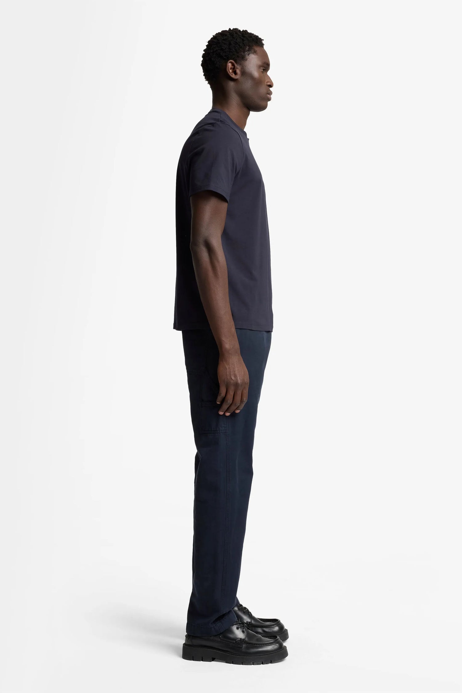 7 For All Mankind_Dark Blue_Short Sleeve T-Shirt in Luxe Performance_7MR01237_NVY_05