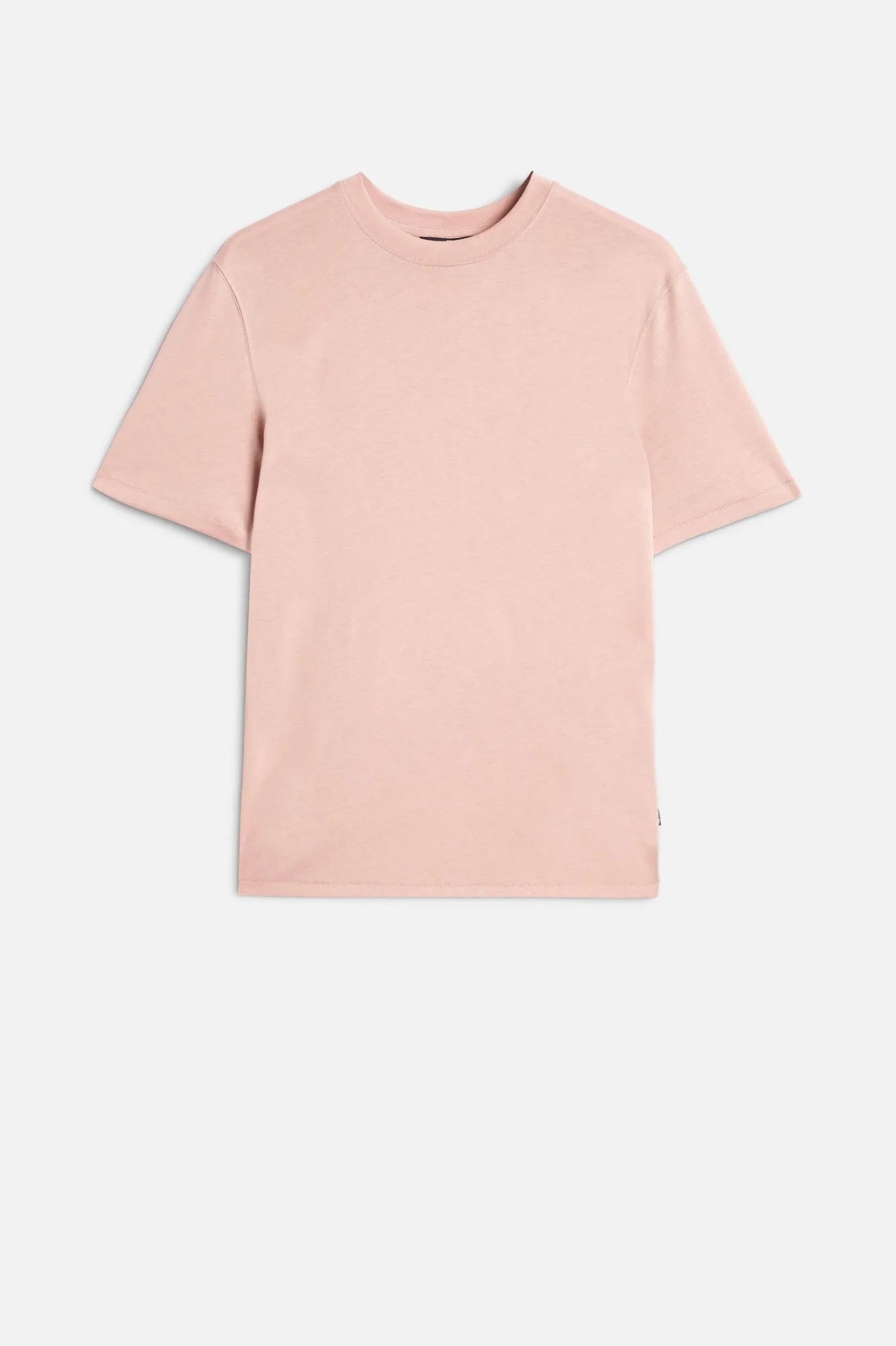 7 For All Mankind Green Men Crewneck Tee in Lyocell SKU: 7MR40F46_3FF Image 01