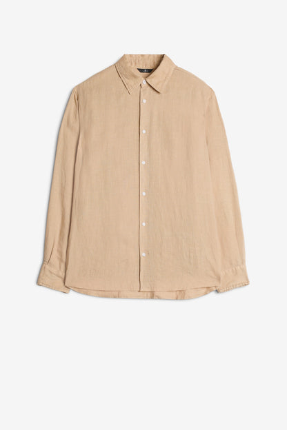 7 For All Mankind_Regular Shirt Linen Beige_7MS07W32-1FH_1FH_01