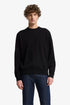 7 For All Mankind_Black_Round Neck Sweater Cotton Black_7MS08K22_BLK_01