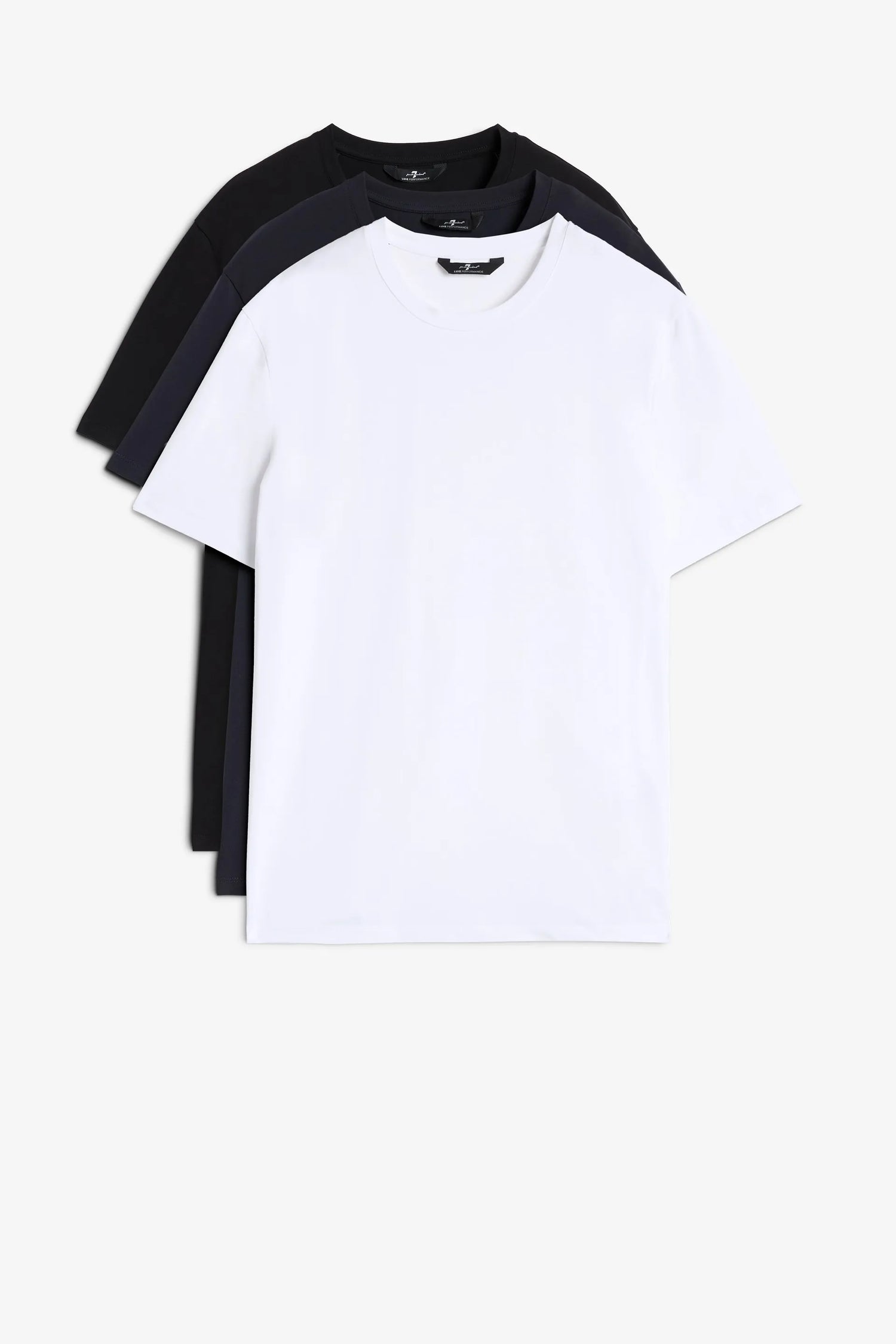 7 For All Mankind_Multicolors_3 Pack Luxe Performance Short Sleeve Tee in Luxe Performance_7MZ90F14_1O6_01