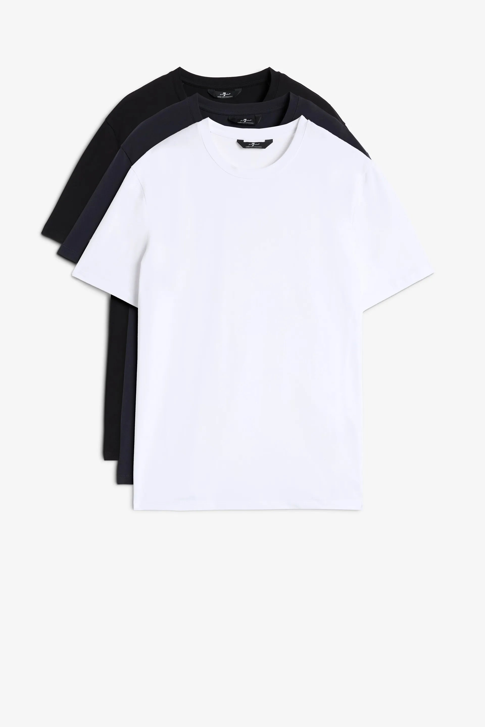 7 For All Mankind_Multicolors_3 Pack Luxe Performance Short Sleeve Tee in Luxe Performance_7MZ90F14_1O6_01