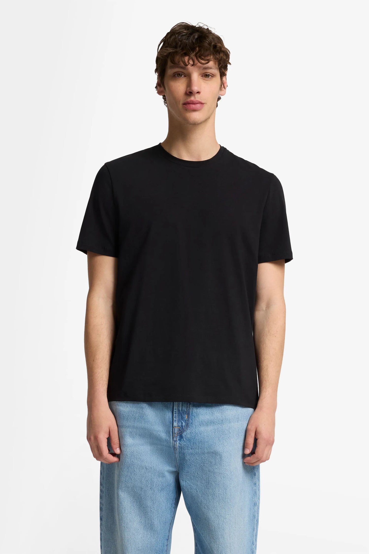 7 For All Mankind_Multicolors_3 Pack Luxe Performance Short Sleeve Tee in Luxe Performance_7MZ90F14_1O6_04