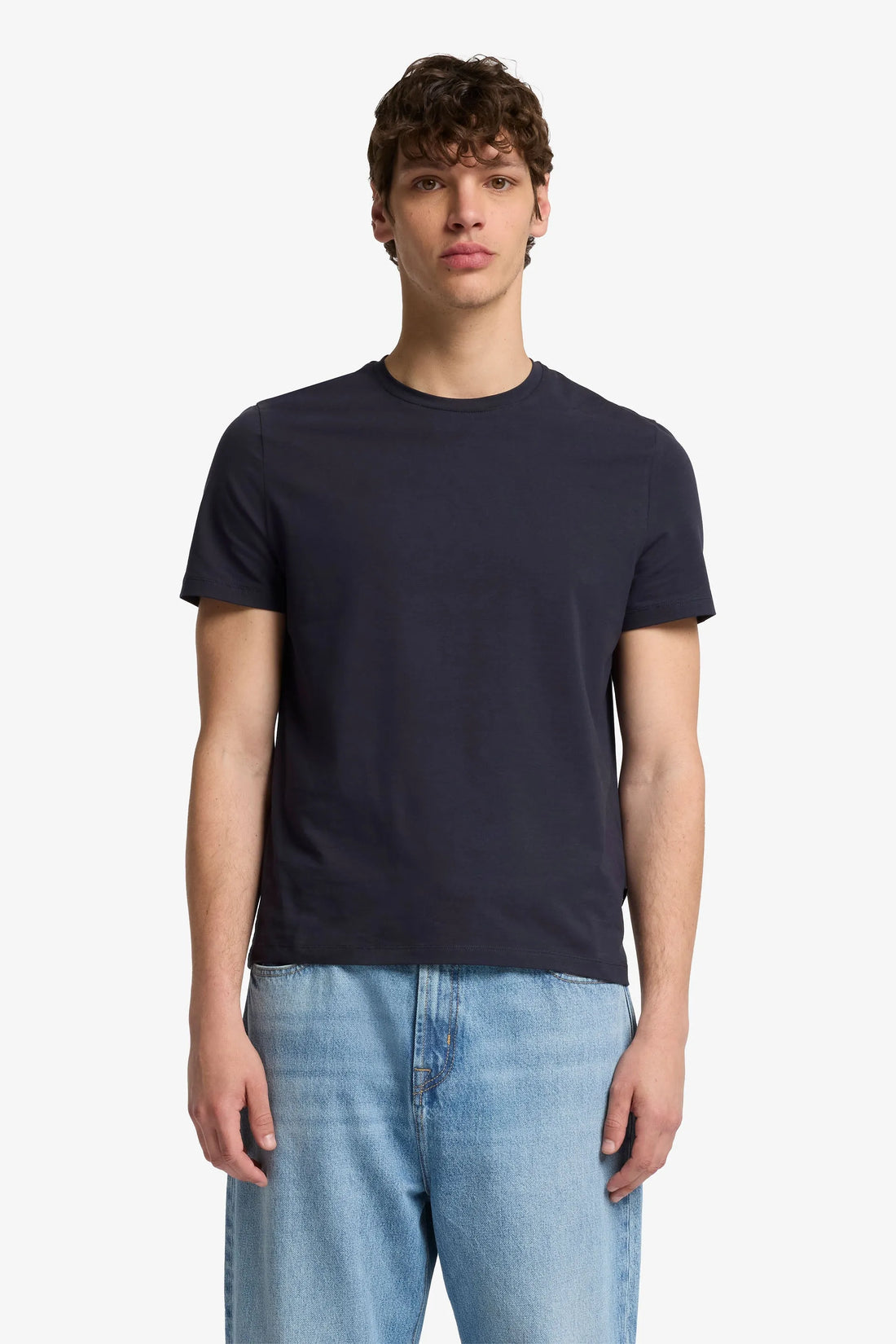 7 For All Mankind_Navy_3 Pack Luxe Performance Short Sleeve Tee in Luxe Performance_7MZ90F14_AVY_01