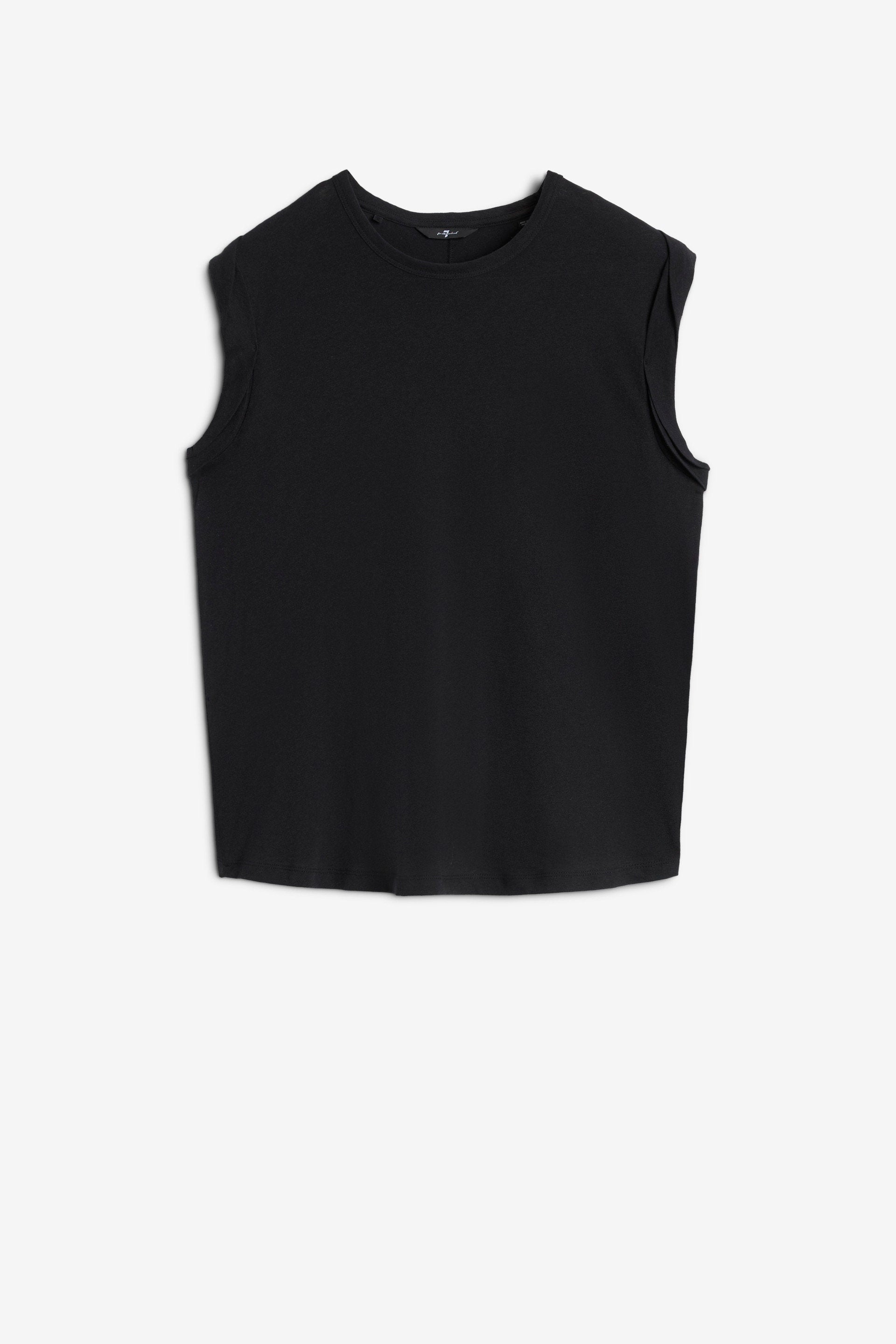 7 For All Mankind_Muscle Tee Linen Black_7N007F67-BLK_BLK_03