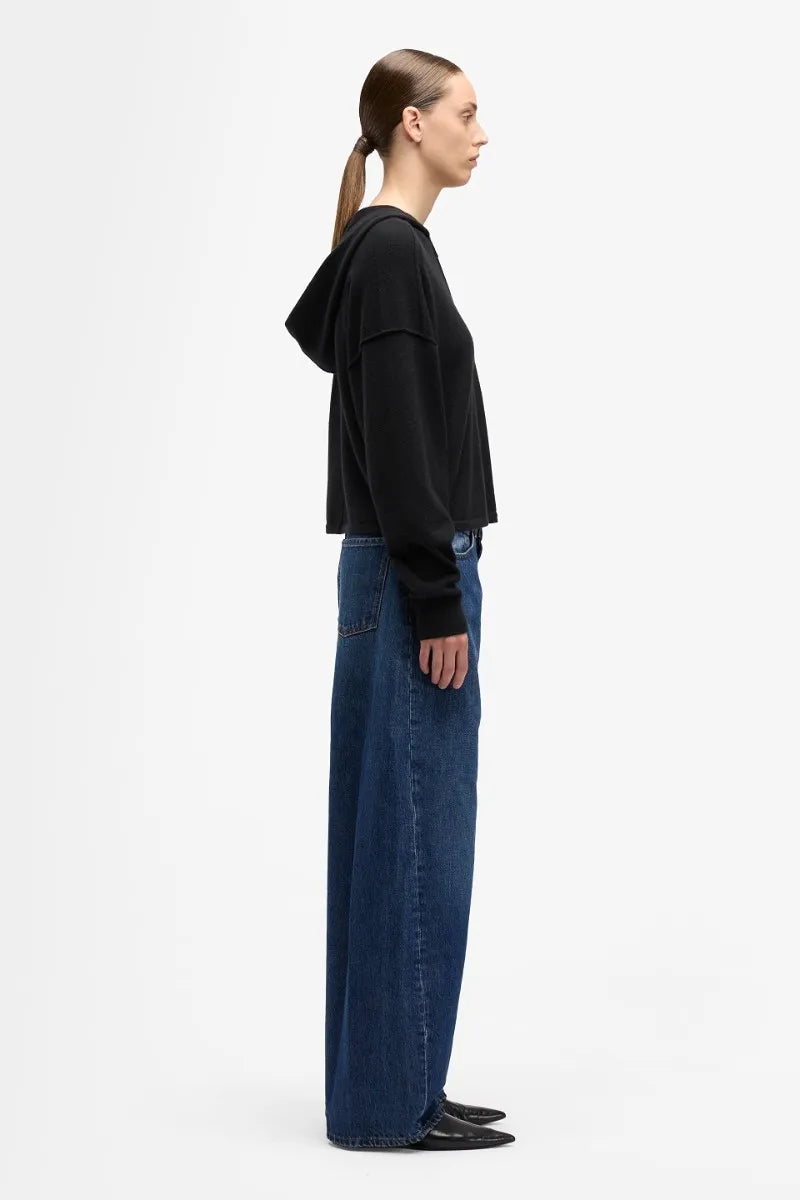 7 For All Mankind_Black_Zipper Hoodie in Cashmere_7N0K0F17_1PK_05