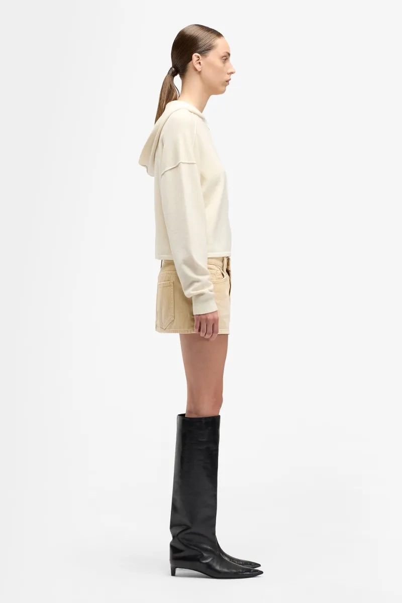 7 For All Mankind_White_Zipper Hoodie in Cashmere_7N0K0F17_1PL_05