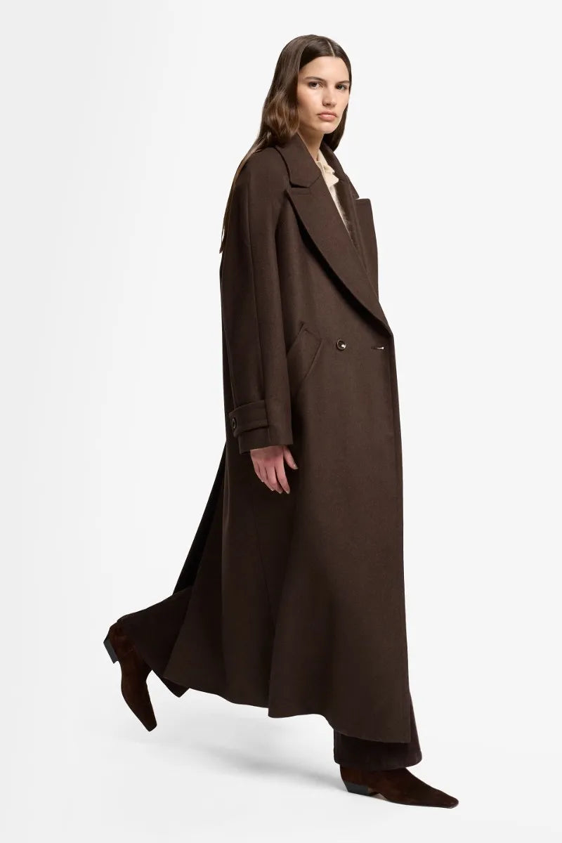 7 For All Mankind_Brown_Double Breasted Coat in Wool Blend_7N2N0F61_1S0_06