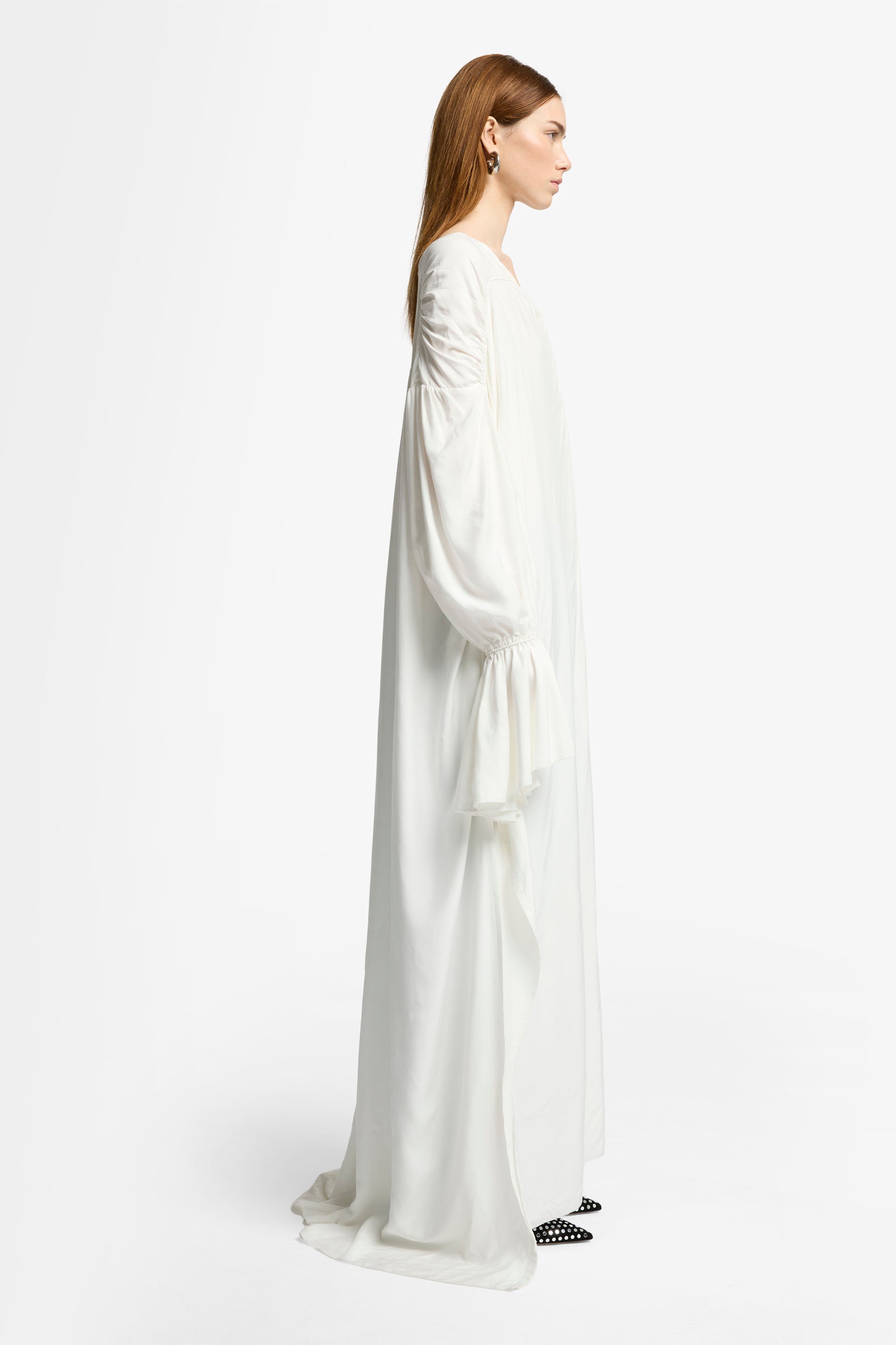 7 For All Mankind_Ariel Dress Silk Blend White_7N475R77-WHT_WHT_06