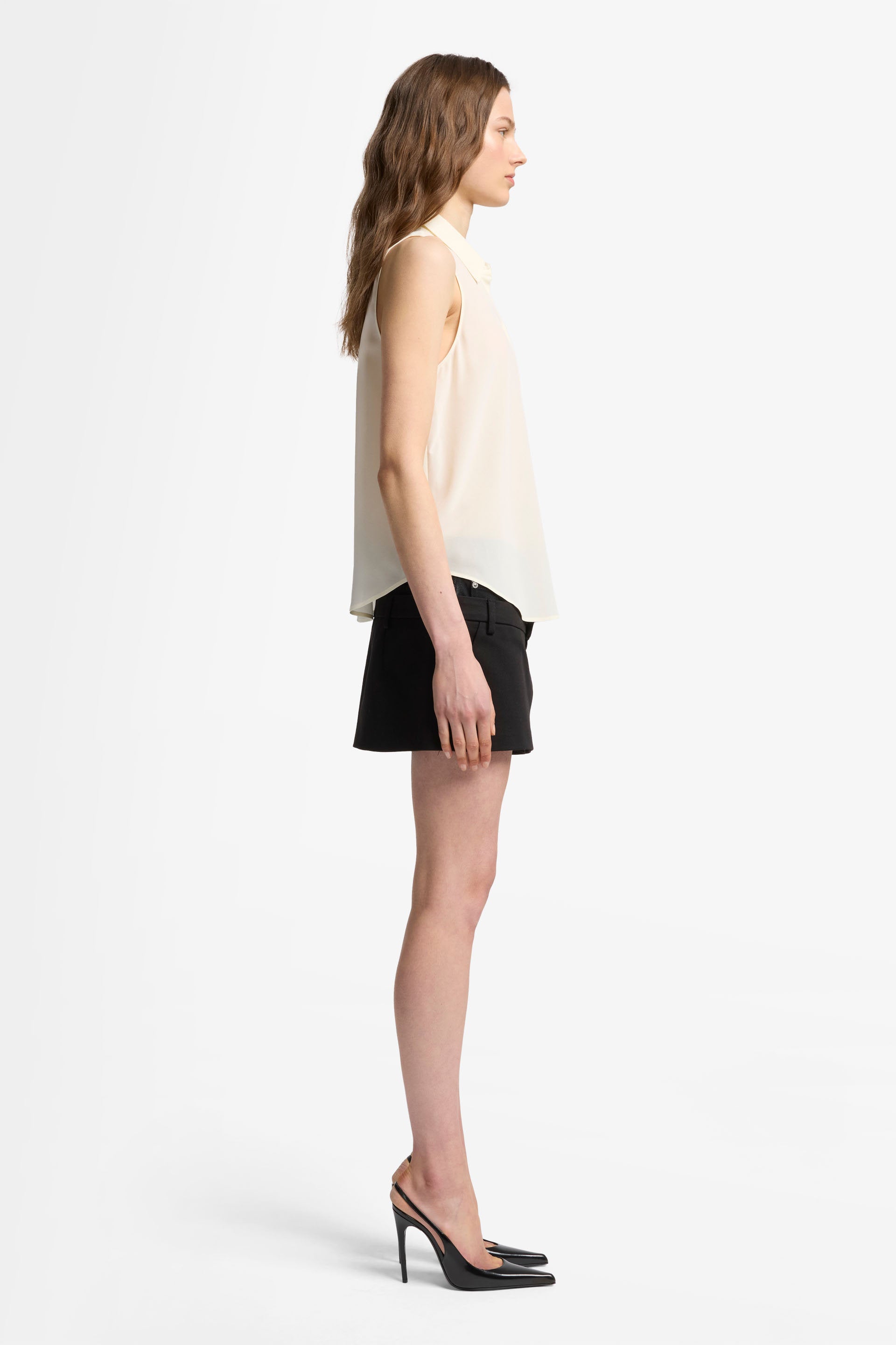 7 For All Mankind_SL Button Down Silk Ivory_7N501480-IVO_IVO_06