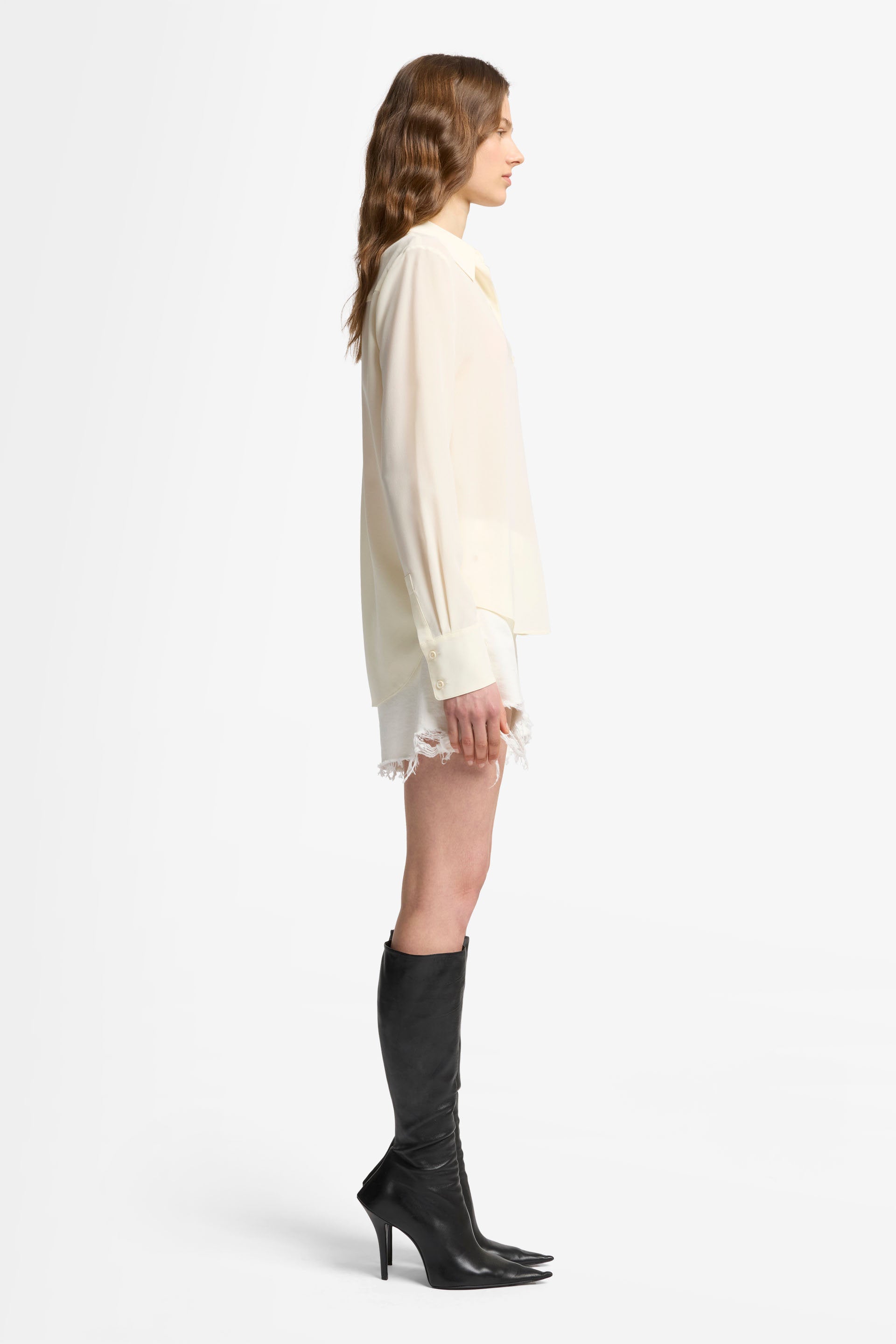 7 For All Mankind_LS Slim Fit Blouse Silk Ivory_7N589480-IVO_IVO_06
