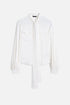 7 For All Mankind Optical White Women Balloon Sleeve Blouse in Silk SKU: 7N9H0G79_3HB Image 01