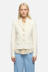 7 For All Mankind White Women Fitted Blazer in Wool Blend SKU: 7NAC0G64_3FU Image 03