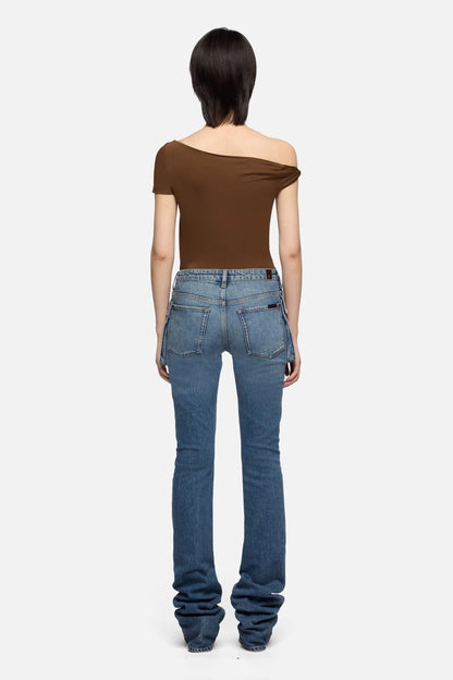 7 For All Mankind Light Blue Women Cargo Low Skinny Boot SKU: 7NAF0K85_3I4 Image 05