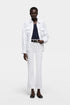 7 For All Mankind Navy Women Piped Collar Polo SKU: 7NAX0H03_25O Image 01