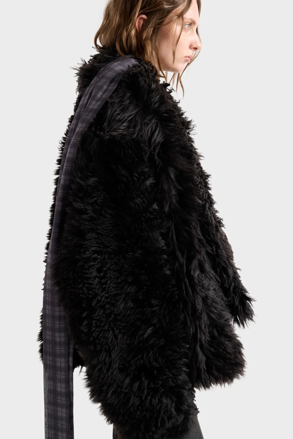 7 For All Mankind Sable Women Shearling Jacket in Leather SKU: 7NEY0H67_3W0 Image 05