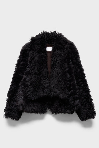 7 For All Mankind Sable Women Shearling Jacket in Leather SKU: 7NEY0H67_3W0 Image 06