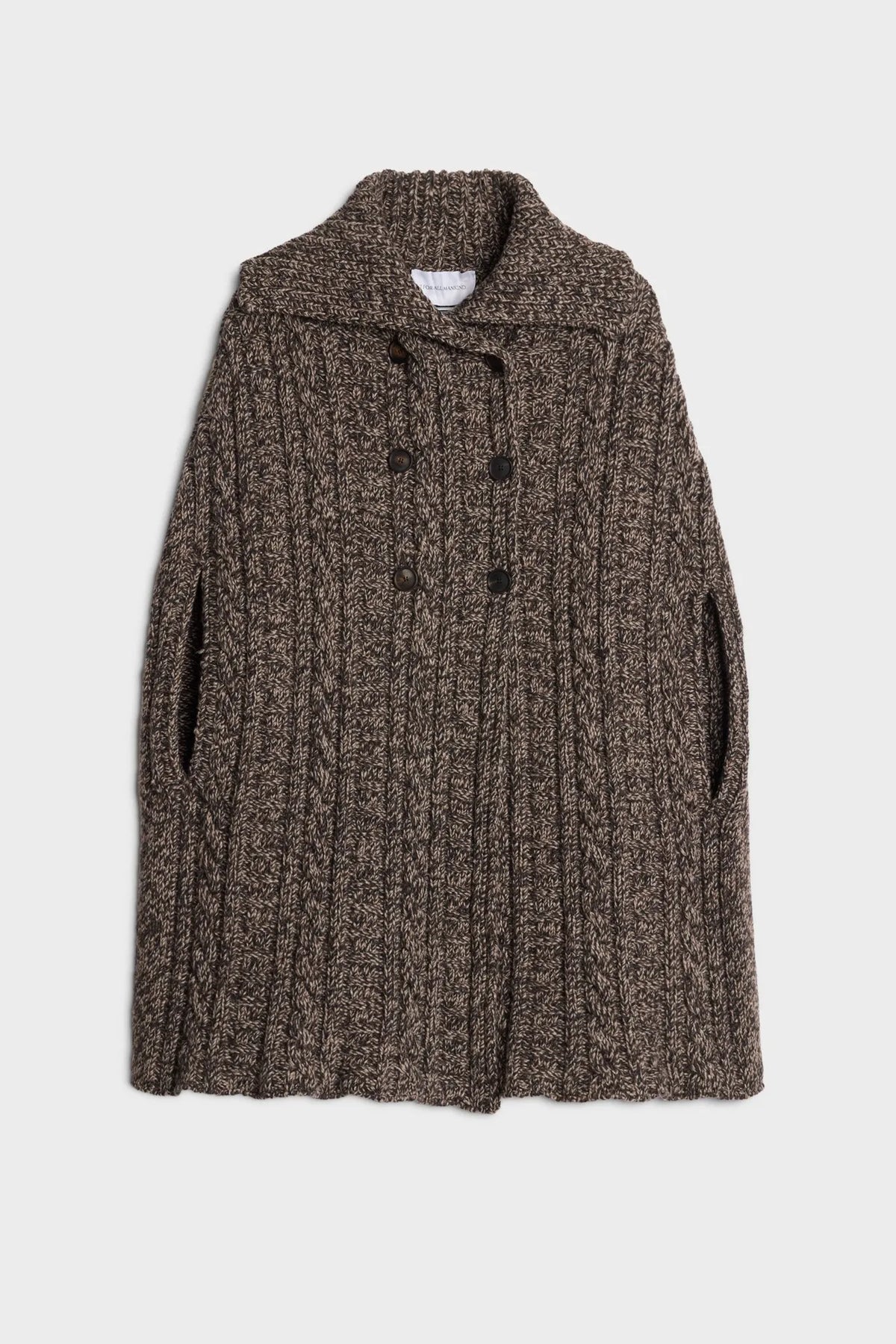 7 For All Mankind Grey Women Cape Cardigan SKU: 7NFS0H74_3Y2 Image 01
