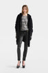7 For All Mankind Sable Women Fuzzy Zip Hoodie in Alpaca Blend SKU: 7NFW0H75_3XU Image 01