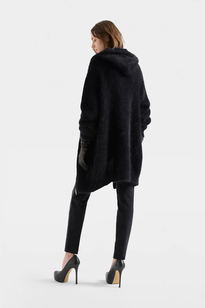7 For All Mankind Sable Women Fuzzy Zip Hoodie in Alpaca Blend SKU: 7NFW0H75_3XU Image 04
