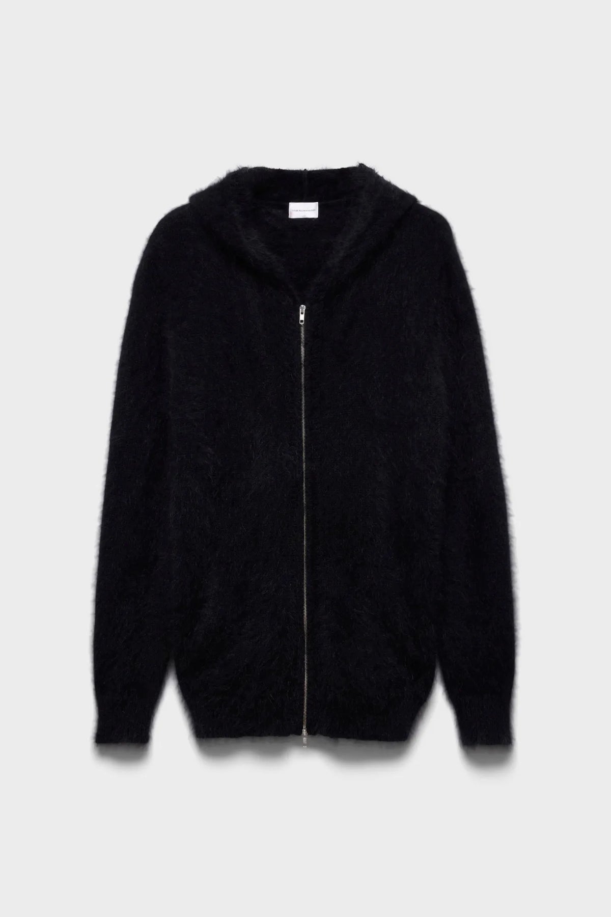 7 For All Mankind Sable Women Fuzzy Zip Hoodie in Alpaca Blend SKU: 7NFW0H75_3XU Image 06