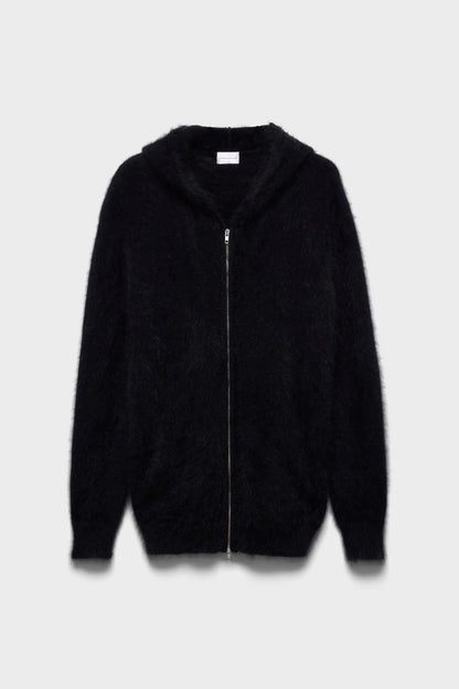 7 For All Mankind Sable Women Fuzzy Zip Hoodie in Alpaca Blend SKU: 7NFW0H75_3XU Image 06