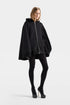 7 For All Mankind Black Women Oversize Zip Hoodie SKU: 7NHI0H87_1HW Image 01