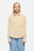 7 For All Mankind Beige Strips Women Oversize Button Down in Cotton Voile SKU: 7NO30F09_27T Image 03