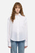 7 For All Mankind Optical White Women Oversize Button Down Shirt in Cotton Voile SKU: 7NO30F09_3HK Image 03