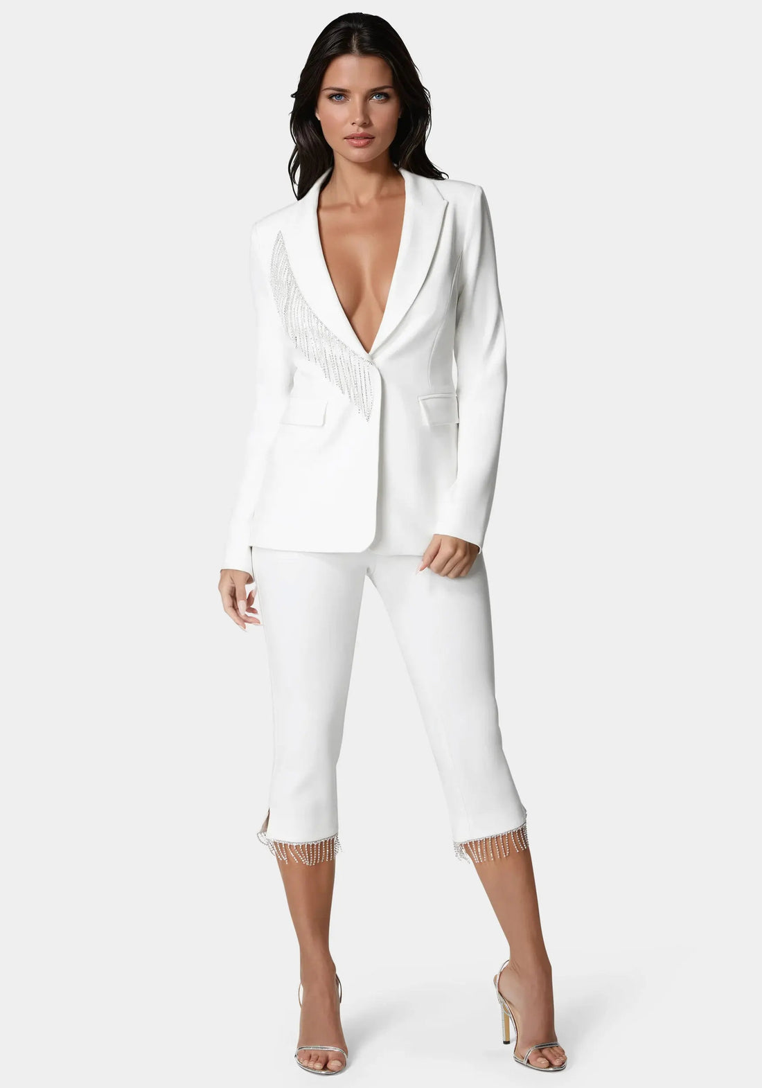 Bebe_Mid Waist Rhinestone Fringe Capri_7SWP0340BE_WHITE ALYSSUM_01