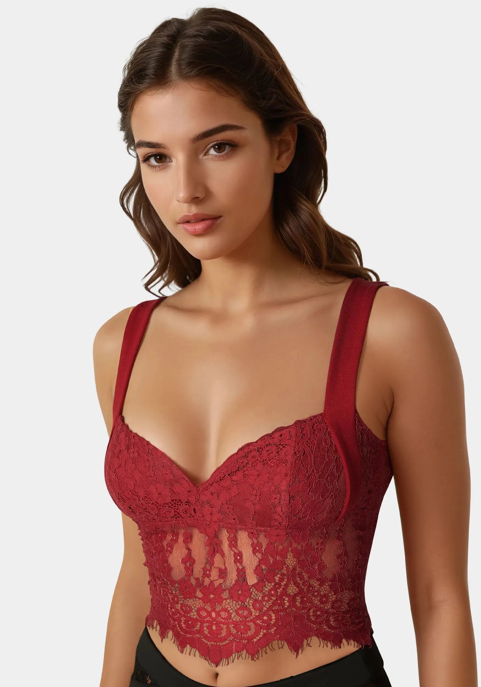 Bebe_Lace Corset_7SWT0383BE_RED DAHILA_04