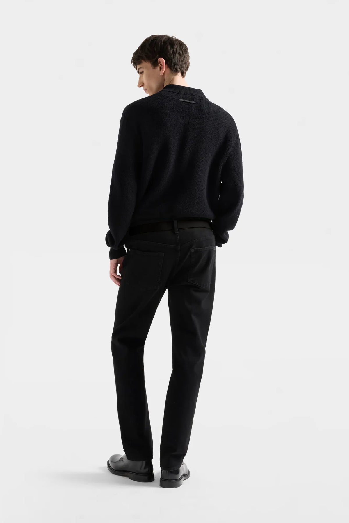 7 For All Mankind Black Men The Straight 32" in Luxe Vintage SKU: 7T4D0A20_3U6 Image 04