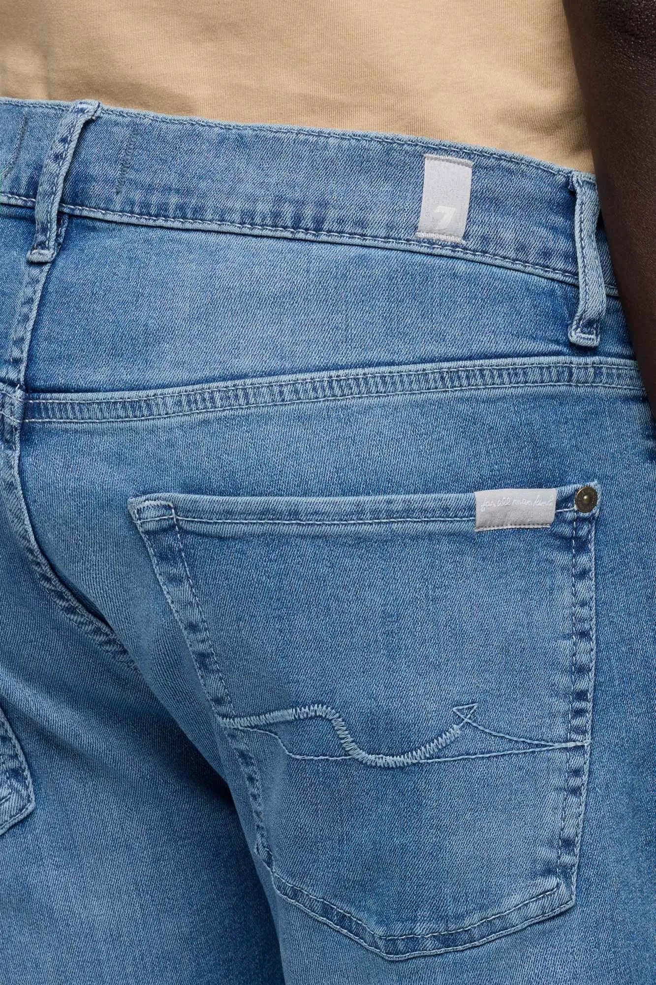 7 For All Mankind Mid Blue Men The Bootcut SKU: 7T4E0B10_3BR Image 04