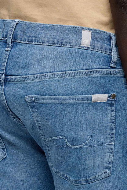 7 For All Mankind Mid Blue Men The Bootcut SKU: 7T4E0B10_3BR Image 04
