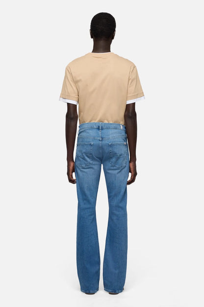 7 For All Mankind Mid Blue Men The Bootcut SKU: 7T4E0B10_3BR Image 05