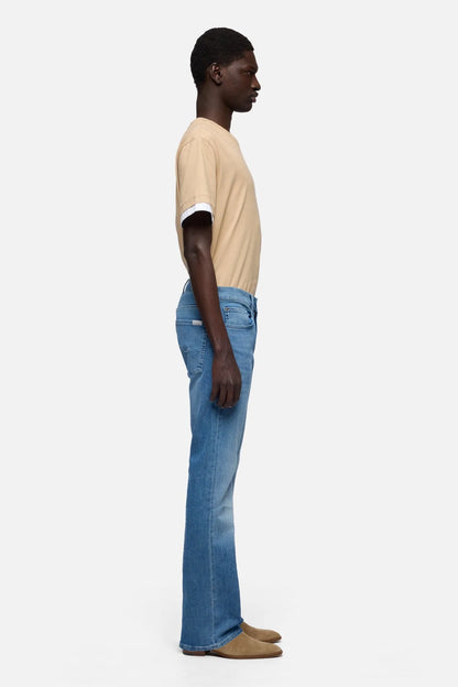 7 For All Mankind Mid Blue Men The Bootcut SKU: 7T4E0B10_3BR Image 06