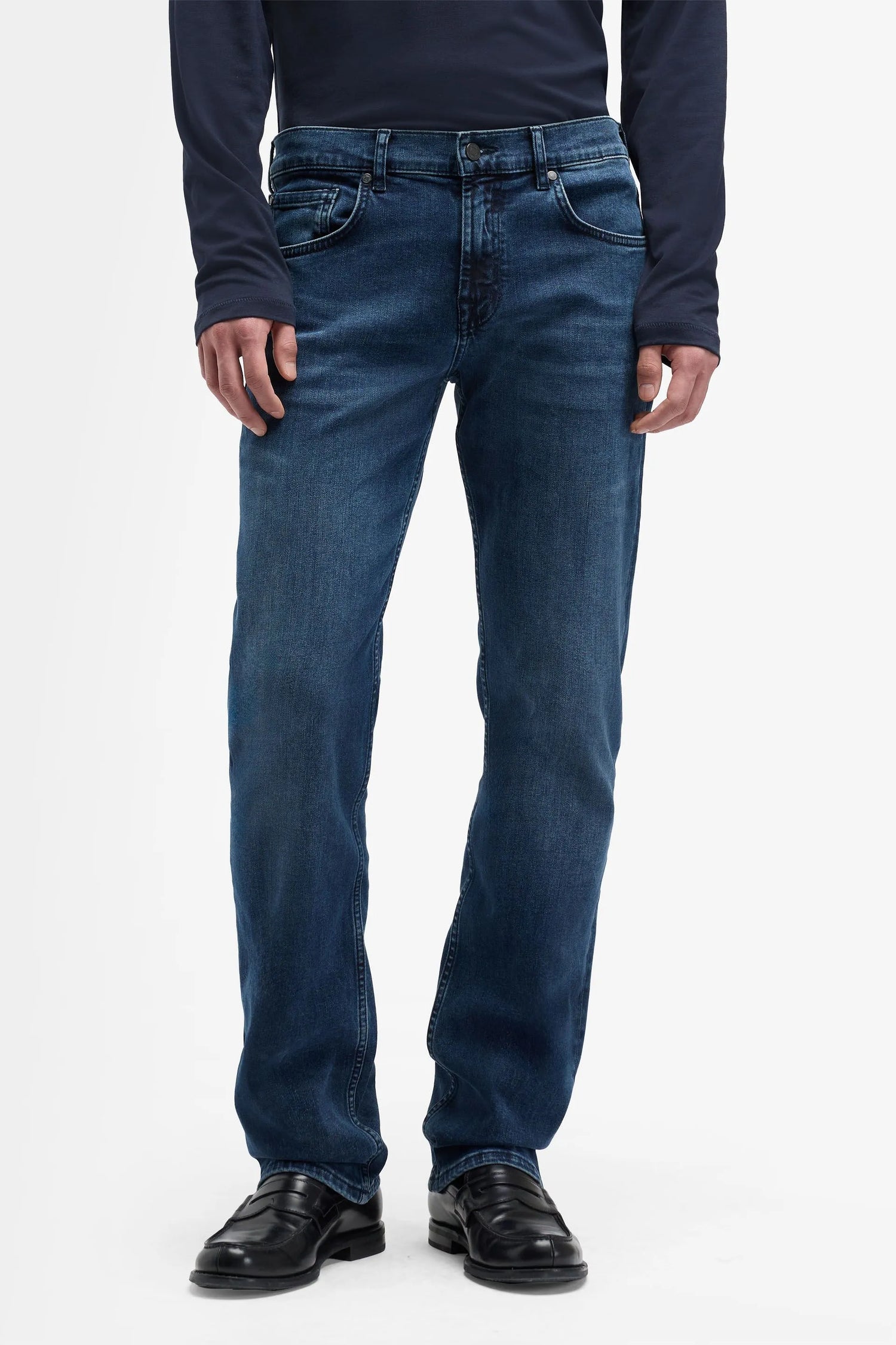 7 For All Mankind_Dark Blue_Standard in Luxe Performance_7T519R46_XDB_02