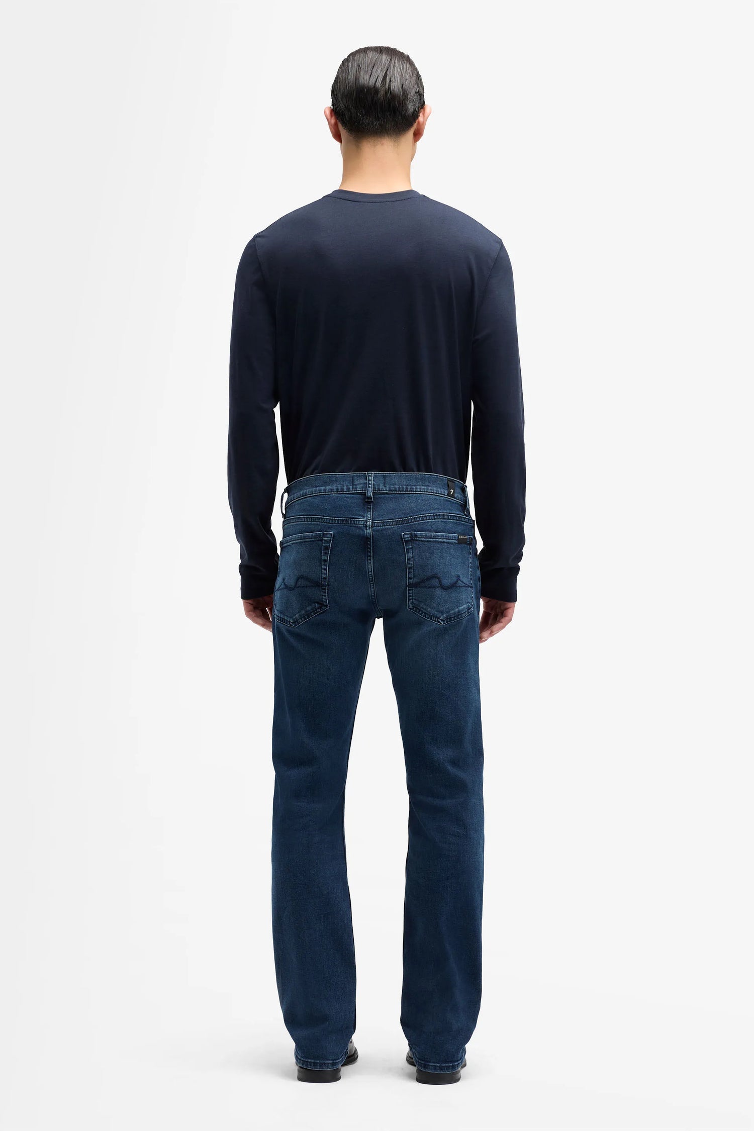 7 For All Mankind_Dark Blue_Standard in Luxe Performance_7T519R46_XDB_04