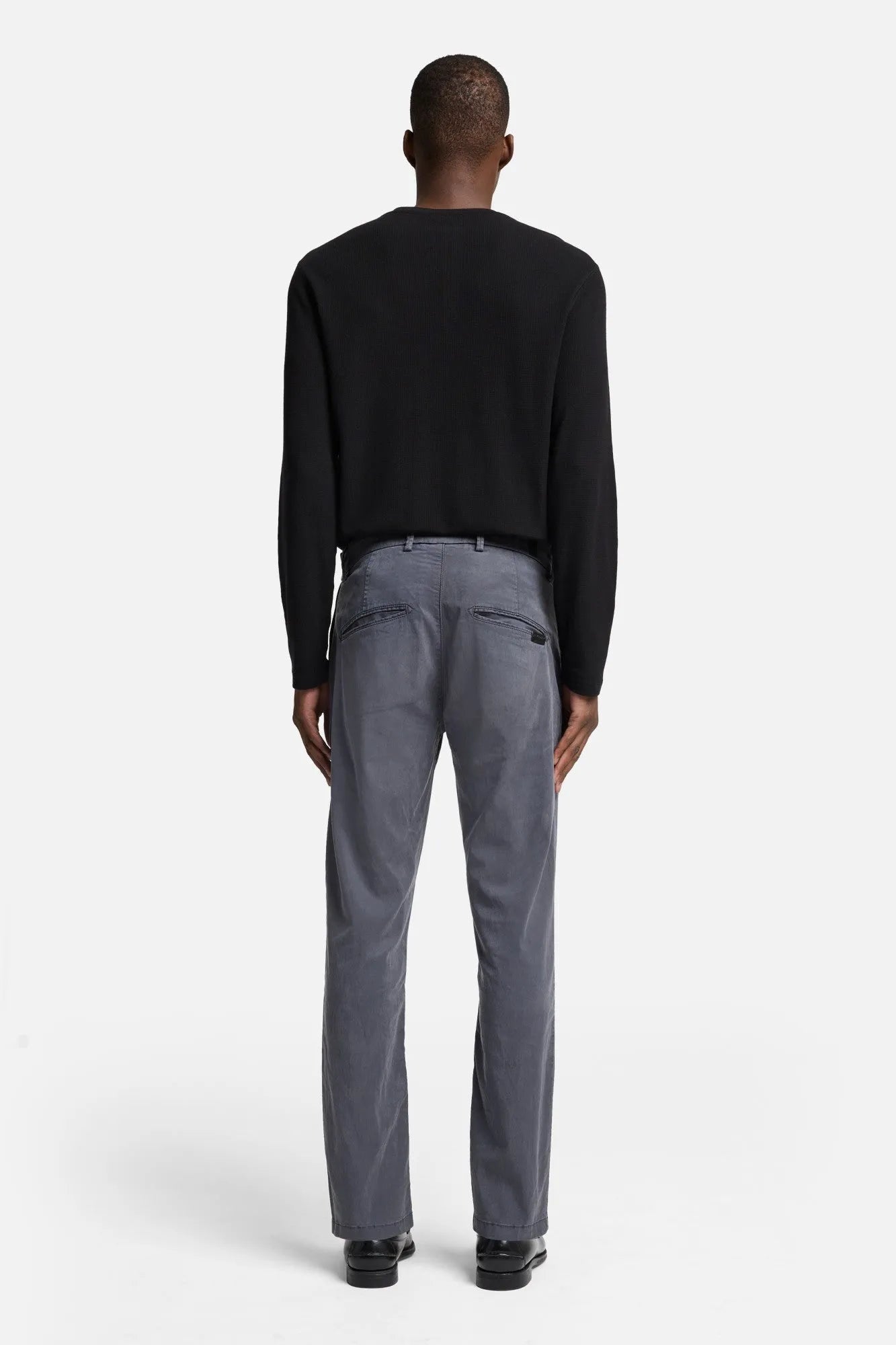 7 For All Mankind Twilight Blue Men Adrien Chino in Weightless SKU: 7T809C23_TLB Image 05