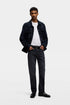7 For All Mankind Black Men Slimmy in Luxe Performance SKU: 7TC40C34_3LG Image 01