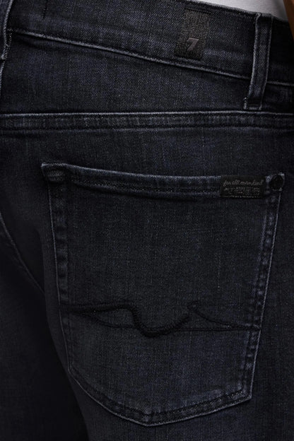 7 For All Mankind Black Men Slimmy in Luxe Performance SKU: 7TC40C34_3LG Image 03