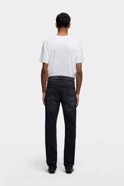 7 For All Mankind Black Men Slimmy in Luxe Performance SKU: 7TC40C34_3LG Image 04