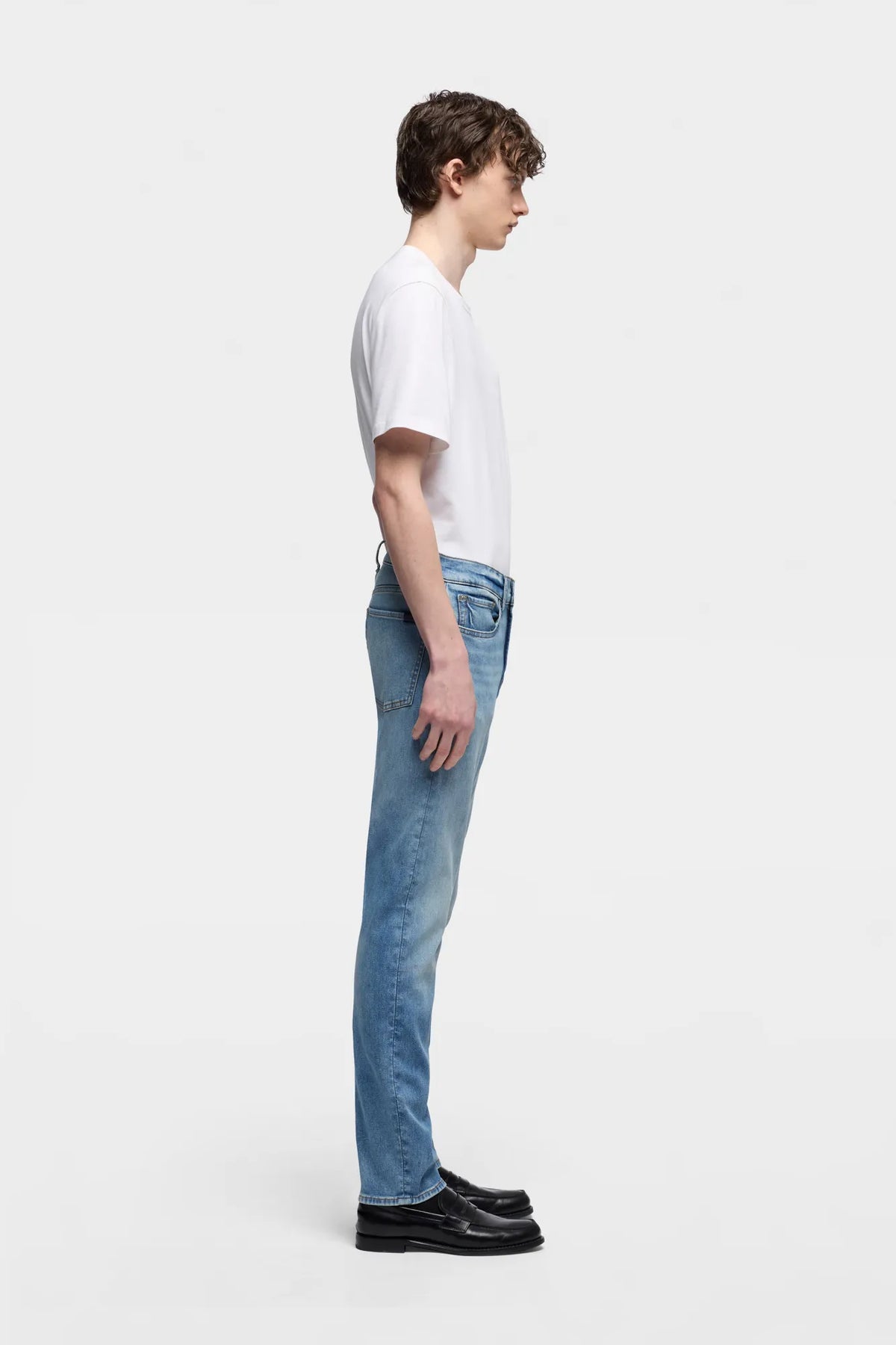 7 For All Mankind Haven Men Slimmy in Luxe Motion SKU: 7TC40F27_HVN Image 05
