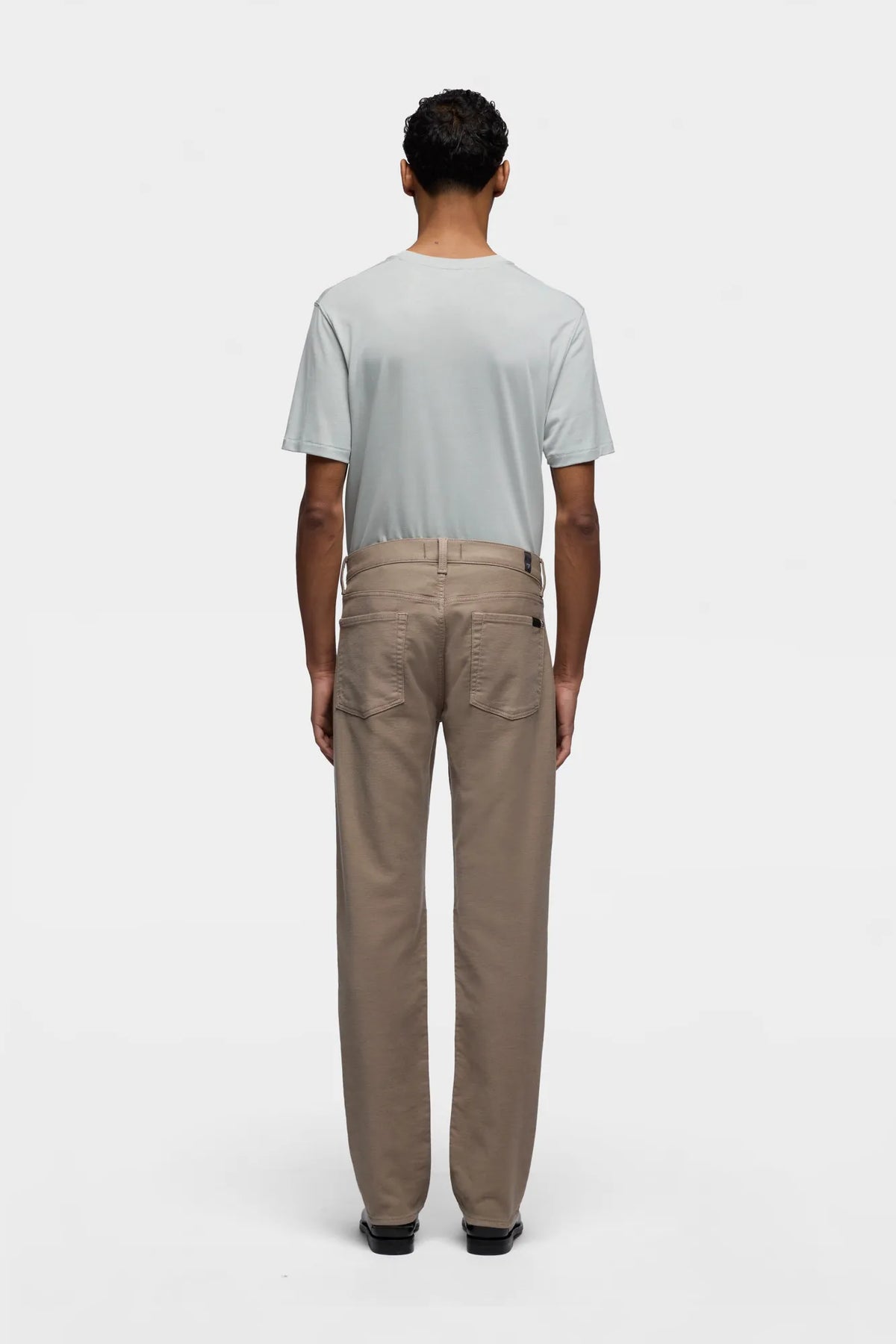 7 For All Mankind Beige Men Slimmy in Luxe Motion SKU: 7TC40H09_3LD Image 04