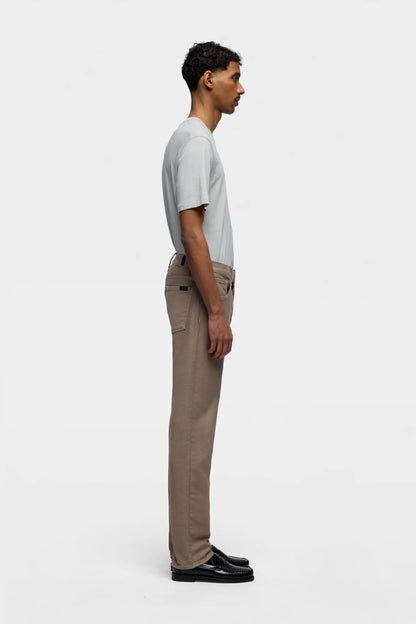7 For All Mankind Beige Men Slimmy in Luxe Motion SKU: 7TC40H09_3LD Image 05